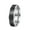silver black, variant on Men's Women's Jewelry Two-Tone 6MM Stainless Steel Frosted Minimalist Retro Exquisite Birthday Wedding Rings Black Size 6