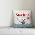 thumbnail image 3 of Creative Products Splashing Christmas 16x16 Spun Poly Pillow, 3 of 3