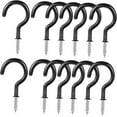 thumbnail image 1 of Wall Hooks 12 Pcs Ceiling Hook Plant Hanger Hooks Flower Baskets for Outside Lantern Hooks Ceiling Lantern Hooks Plant Hanging Hooks Cup Hooks Kitchen Hooks Screw-in, 1 of 5