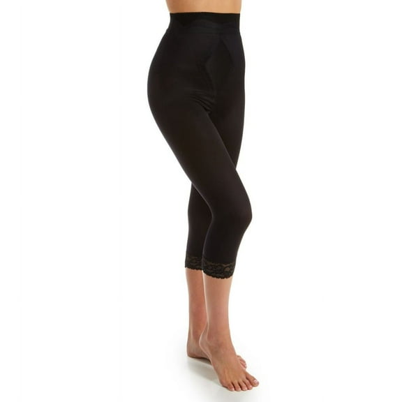 Women's Rago 6266 Diet Minded High Waist Pantliner (Black M)