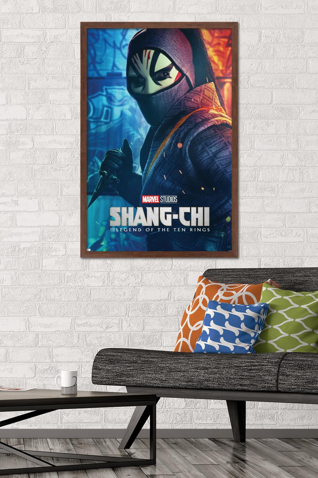 Marvel Shang-Chi and the Legend of the Ten Rings - Death Dealer One Sheet Wall Poster, 22.375" x 34", Framed