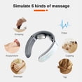 thumbnail image 2 of Neck Massager with Heat, Rechargeable, , Cordless Intelligent Neck Massage, 6 Modes Multi Levels Portable Deep Tissue Trigger Point Massager Car, Home, Outdoor, Office Lightweight 9 Speeds, 2 of 5
