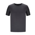 thumbnail image 5 of USNSM (M-5XL) Men's T Shirts Oversized Short Sleeves Loose Comfort Breathable Solid Streetwear Tee Crew Neck Cotton Tops Gray XXXL, 5 of 8