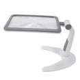 thumbnail image 1 of Lupa Con Soporte De Luz, Lupa Ajustable Para Lectura De Personas Mayores De Baja Visión, Lupa De Mano Y De Escritorio 48 LED, Rotación De 2,5 Aumentos, Temperatura De 3 Colores, 1 of 7