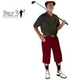 thumbnail image 3 of Maroon Microfiber Golf Knickers ( Plus Fours) for Men - 30", 3 of 3