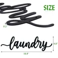 thumbnail image 3 of Rustic Laundry Room Signs Laundry Room Décor Metal Wall Art Backdrop Decoration for Kitchen Bathroom Living Room Bedroom Decor, 3 of 4
