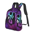 thumbnail image 2 of The Nightmare Before Christmas Lightweight Backpack Student Bookbag School Bag Satchel Daypack Unisex Knapsack Rucksack For Kids Teens Adult, 2 of 5