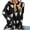 Black, variant on Women Loose Long Sleeve Hearts Printed Off Shoulder Knitted Pullovers Ripped Sweater