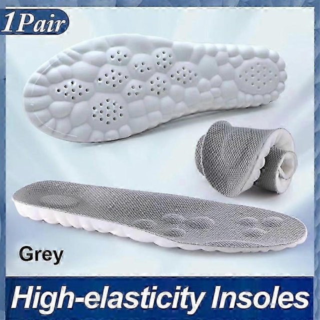 Soft Breathable Orthopedic Insoles with Latex Massage for Men & Women - Shock Absorbing High-Elastic Running Pads