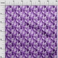 thumbnail image 3 of oneOone Cotton Flex Violet Fabric Geometric Craft Projects Decor Fabric Printed By The Yard 40 Inch Wide, 3 of 4