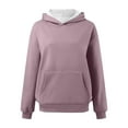 thumbnail image 5 of SGMVNU Women's Oversized Hoodie Cute Pullover Hoodies Loose Streetwear Hooded Sweatshirt with Pocket Fall Winter Outfits(Light Purple,S), 5 of 6