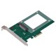 thumbnail image 1 of Tarjeta adaptadora ST517 PCI-E X4 U.2 SFF-8639 Componente electrónico de expansión NVMe SSD de 2,5 pulgadas, 1 of 8