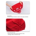 thumbnail image 3 of KelaJuan Christmas Hats for Adults Cute Snowflake Knit Beanie Caps Winter Warm Hats for Home Office Party, 3 of 6