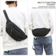 thumbnail image 5 of Bolso de lona informal, mochila pequeña para el pecho, bolso de hombro para hombre, bolso de mensajero, gris, 5 of 6