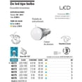 thumbnail image 2 of Foco Led T Voltech 46173 Bulbo 7.5 W Calida LED-197C, 2 of 2