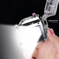 thumbnail image 4 of Briquet Électronique Rechargeable SEMPAI, Briquet Électrique, Double Briquet Transparent à Affichage de Puissance à LED, Coupe-Vent Extérieur Rechargeable Type-C jusqu'à 45% de Réduction, 4 of 6