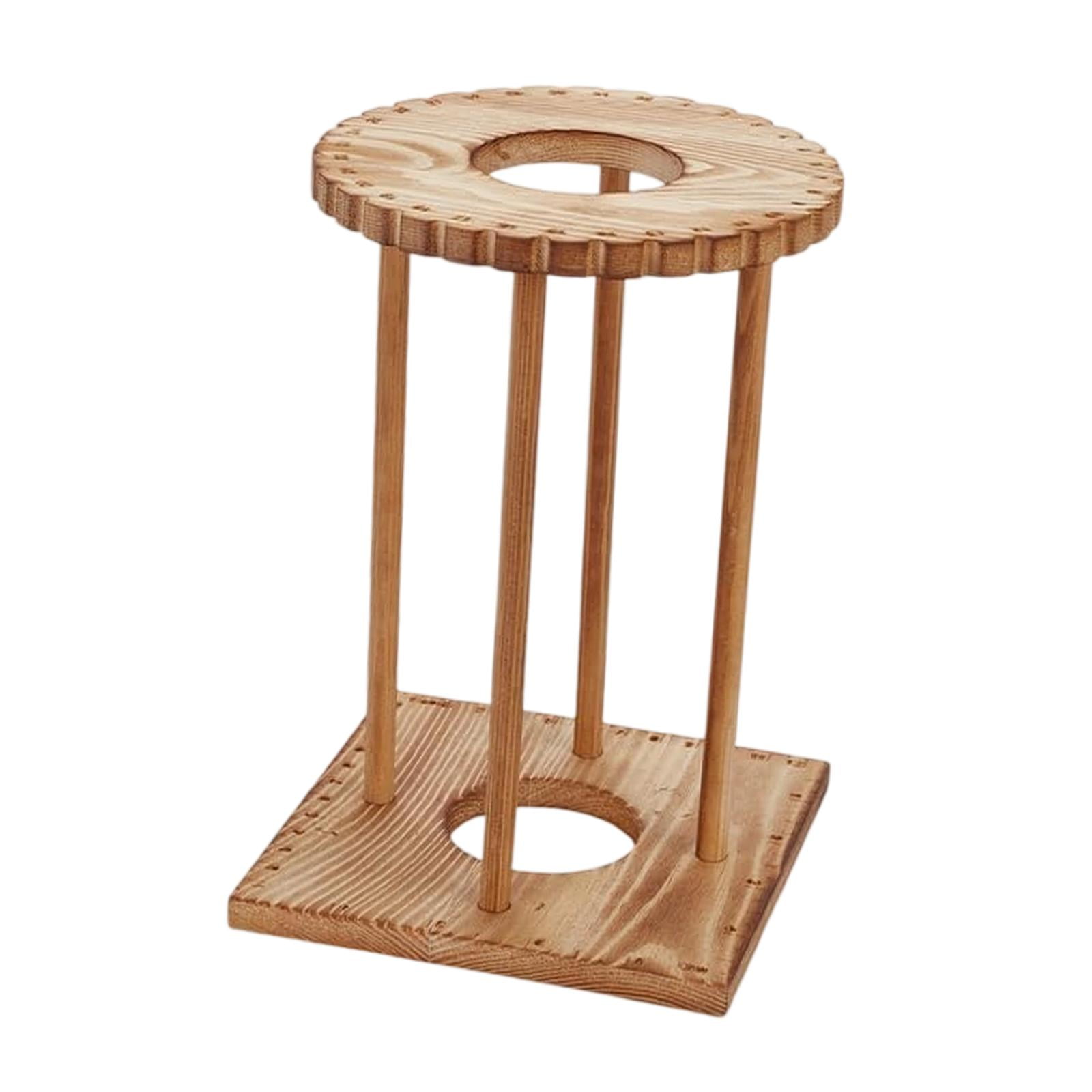 Kumihimo Disk Rack Beading Cord Disc Wooden Braiding Tool for Jewelry Making Home Crafting Beginners