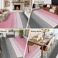 thumbnail image 5 of 6'x9' Area Rugs, Pink Gray Indoor Outdoor Area Rug for Living Room Bedroom, Vintage Country Gradient Wooden Plank Line Washable Bathroom Rugs Kitchen Floor Carpet Mats Home Decor Aesthetic, 5 of 8