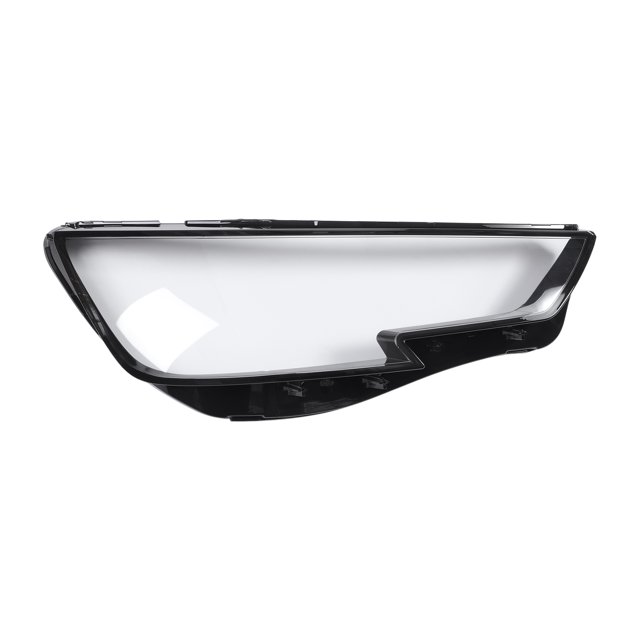 Cubierta de Lente de Faro Unique Bargains Cubierta de Lente Claro para Audi A4 2016-2019 Negro, Claro PC 1 Pc Frontal Derecho