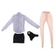 thumbnail image 2 of Ropa Femenina Zulema 1/6 Paquete de Camisa a Rayas Minifalda de Cadera, 2 of 8