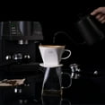 thumbnail image 2 of CrossCreek Pour Coffee Dripper Set Manual Drip Coffee-Maker Glass Carafe White Coffee Dripper Coffee Filters 9917-C001-064, 2 of 7