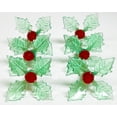 thumbnail image 3 of National Artcraft Green and Red Holly Light Ornaments for Ceramic Trees - (50/Pack) (50/pack), 3 of 4