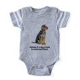 thumbnail image 1 of CafePress - German Shepherd Best Friend - Cute Infant Baby Football Bodysuit, 1 of 1