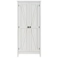 thumbnail image 3 of Systembuild Evolution Farmington 31.5" Wide Storage Cabinet, Ivory Pine, 3 of 8