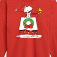 thumbnail image 3 of Peanuts - Snoopy & Woodstock House Sleigh - Toddler And Youth Long Sleeve Graphic T-Shirt, 3 of 6