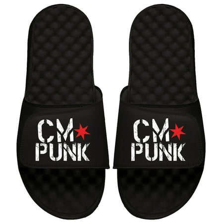 

Youth ISlide Black CM Punk Stacked Logo Slide Sandals
