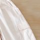 thumbnail image 4 of Niños Sweatpants Niñas Color Sólido Elástico de la Cintura Lateral Bolsillo Pantalones Delgados, Pantalones de Niños Niñas Deportes Largas, 4 of 5