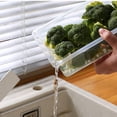 thumbnail image 4 of Caja De Comida Para Frigorífico, Bandeja De Drenaje Extraíble De Fácil Limpieza, Contenedor De Comida Para Nevera Para Verduras, 4 of 7