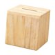 thumbnail image 1 of Alcancía Caja de Ahorro Infantil Banco de Dinero Madera Ornamento Coleccionable Adecuada para Regalo Oficinas Dormitorio Escritorio 10cmx10cmx10.3cm, 1 of 9