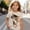 Beige, variant on Cat Graphic Tee for Girls, Playful Cartoon Kitty Print Short Sleeve Round Neck Casual Loose Fit Cotton T-Shirt