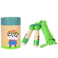 thumbnail image 1 of Corde à Sauter pour Enfants, Manche en Bois Portable, Corde de Saut Réglable, 1 of 9