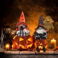 thumbnail image 4 of Halloween Plush Gnome, Handmade Swedish Tomte Elf Scandinavian Nisse Plush Gnomes Ornaments for Halloween Farmhouse Home Kitchen Decor, 4 of 11