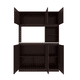 thumbnail image 4 of Mobi Alacena de Madera Modelo Cuenca Color Chocolate Largo 120 cm Mueble de Cocina Horno Microondas, 4 of 5