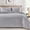 Grey, variant on Bourina Ultrasonic Quilt Set 3-Piece,Pre-Washed Microfiber Ultra Soft Lightweight Leaf Bedspread Coverlet Set for All Season, Queen Beige
