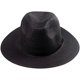 thumbnail image 4 of Sombrero de paja Brillar para hombres y mujeres Fedora negro anti-UV, 4 of 5
