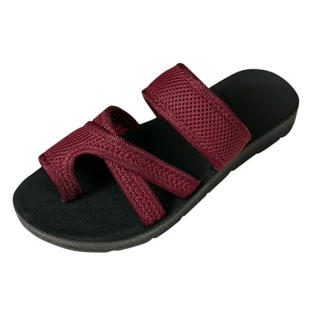 

Mzoazpie Women s Summer Fashion Cloth Ballerina Slippers Women Flip Flops Outdoor Casual Womens Leopard Slippers Comfortable Beach Slippers