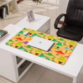 thumbnail image 3 of Long Mouse Pads for Desk,Colorful Cartoon Dinosaurs Volcanoes Desk Mats on Top Of Desks, Desk Mouse Pad Extra Large with 3mm Non-Slip Base and Stitched Edge for Gaming,Work,Home 31.5"x15.7", 3 of 5