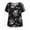 Light Pink, variant on Plus Size Womens V Neck T-Shirt, Leopard Print Short Sleeve Casual Top, Flattering Loose Fit Blouse (Pink, Size XXXL)