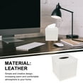 thumbnail image 3 of unbranded 1Ud Caja Para Pañuelos De Cuero PU Con Apertura Y Estilo Moderno, 3 of 5