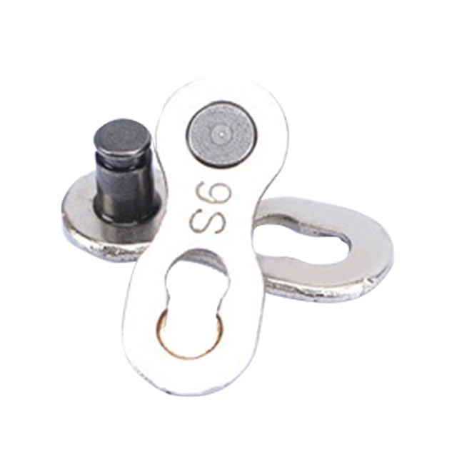 EeaseCA 1 Pair Buckle Chain 9 Quick Link Bike Chain for Bike Silver