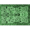 thumbnail image 1 of Ahgly Company Indoor Rectangle Persian Emerald Green Traditional Area Rugs, 5' x 7', 1 of 4