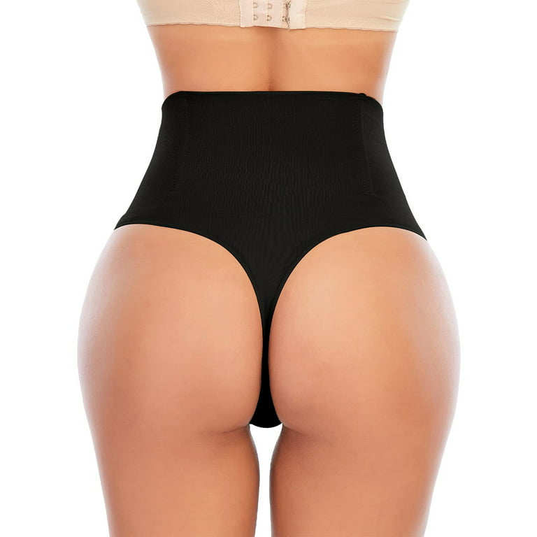 POP CLOSETS Tummy Control Thong Shapewear for Women High Waist Control  Knickers Seamless Slimming Tummy Tuck Shaping Underwear Body Shaper