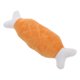 thumbnail image 1 of Dog toy plush with squeaker interactive chew toy shaped like a chicken leg for small dogs and cats promotes dental care and engagement, 1 of 5