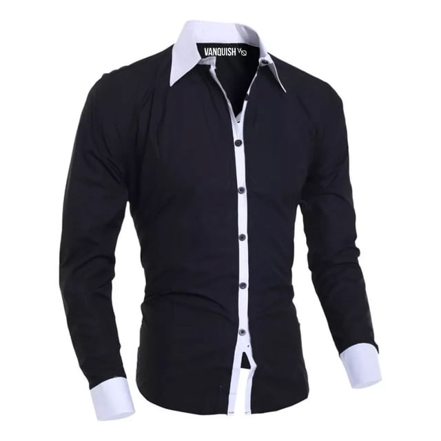 Camisa Hombre Moda Slim Fit Strech Casual Vestir Ale M
