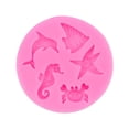 thumbnail image 3 of Huayishang Silicone Molds Diy Ocean World Seahorse Fondant Silicone Mold Cake Silicone Mold Pink, Kitchen Essentials Clearance Sale Pink, 3 of 4