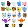 thumbnail image 1 of Square cat doll cute cat salamander plush toy, 1 of 3